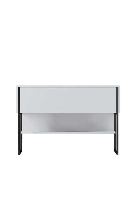 Hanah Home Luxe Cómoda Blanco y Negro